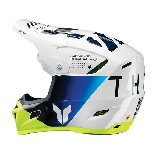 Helmet S25 Thor Mx Reflex Sport Composite Strike Navy/Acid Medium