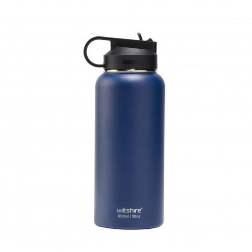 Wiltshire Stainless Steel Bottle Navy 900ml