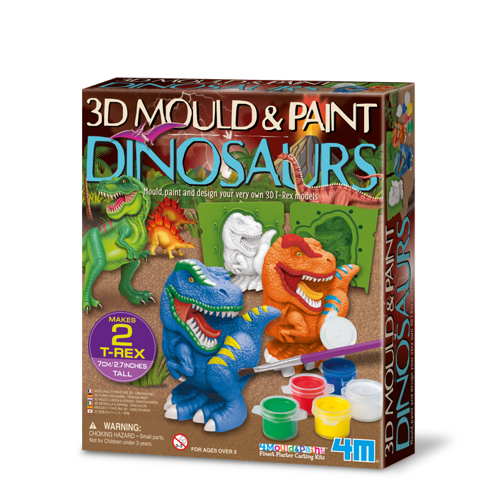 3D Mould & Paint - Dinosaur