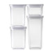 Pyrex Canister Square 4pc Set