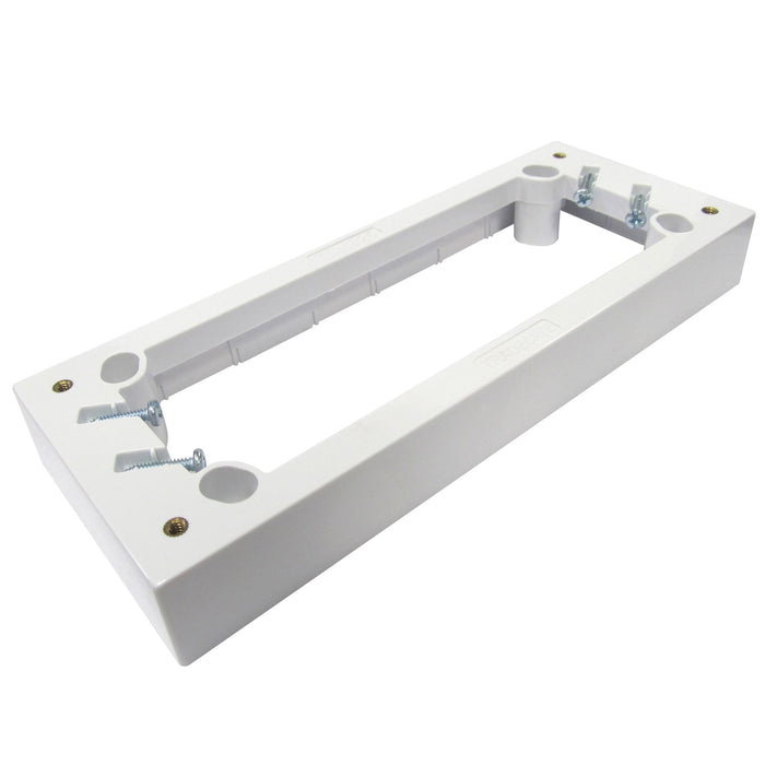 TRADESAVE QUAD Mounting Block (25mm). Moulded in impact resistant, flame retarda