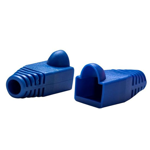 DYNAMIX BLUE RJ45 Strain Relief Boot (6.0mm Outside Diameter). 20pk bag.