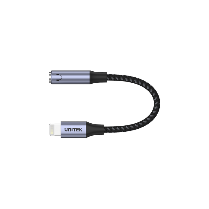 UNITEK Lightning to 3.5mm Headphone Jack Adapter. Support Hi-Fi Audio, Compatibl