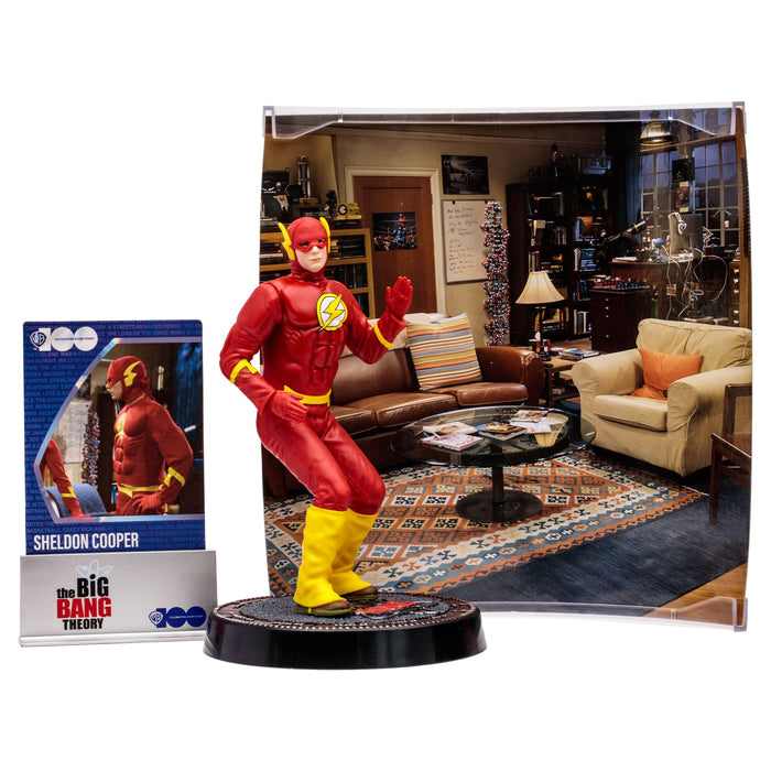 Movie Maniacs 6In Posed Wv5 Wb100 Sheldon As The Flash (The Big Bang Theory)