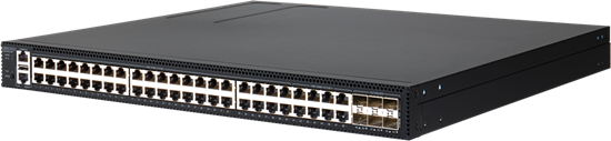 EDGECORE 48 Port Managed L2+/L3 Lite PoE Gigabit Ethernet Switch with 6 x SFP28