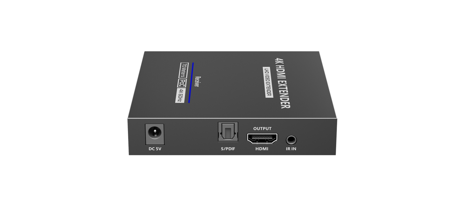 LENKENG HDMI 2.0 POC Extender Over Cat6/6a. Supports up to 4K@60Hz Zero Latency.