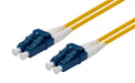 DYNAMIX 1.5M 9u LC/LC Duplex Single Mode G657A1 Bend Insensitive Fibre Lead. Yel