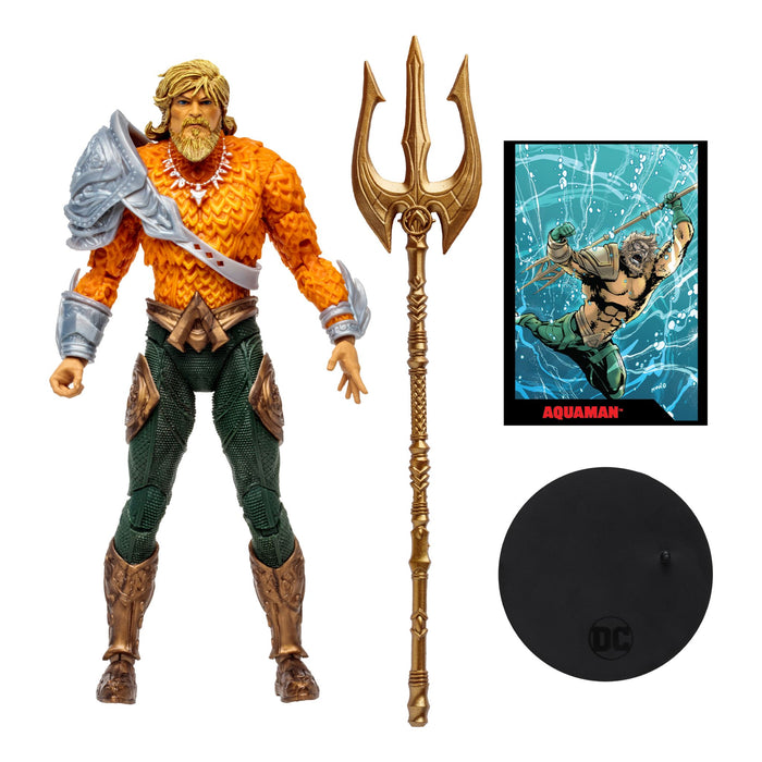 DC Direct 7In Figure With Comic Aquaman Wv3 Aquaman