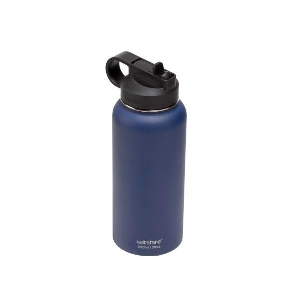 Wiltshire Stainless Steel Bottle Navy 900ml