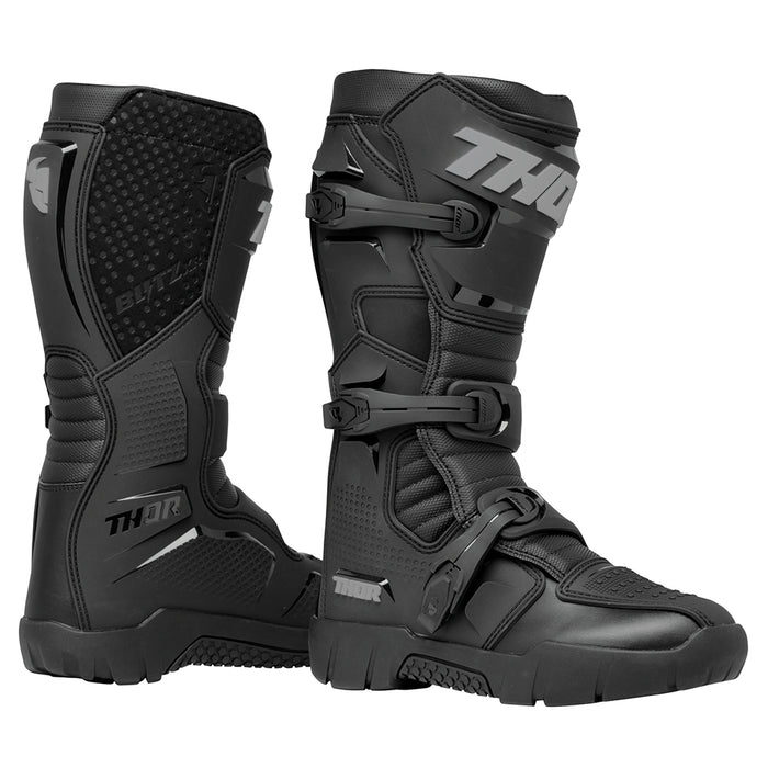 Motorcross Boots S24 Thor Mx Blitz Xr Trail Atv Treaded Mens Bk/Gy Size 11