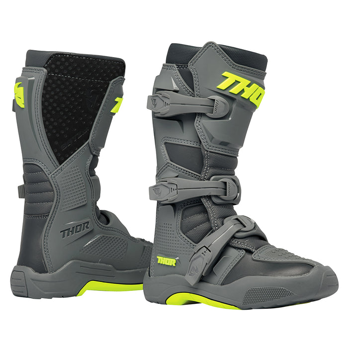 Motorcross Boots S24 Thor Mx Blitz Xr Youth Gy/Ch Size 1