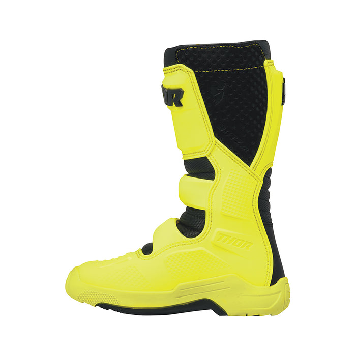 Motorcross Boots S24 Thor Mx Blitz Xr Youth Ac/Bk Size 4