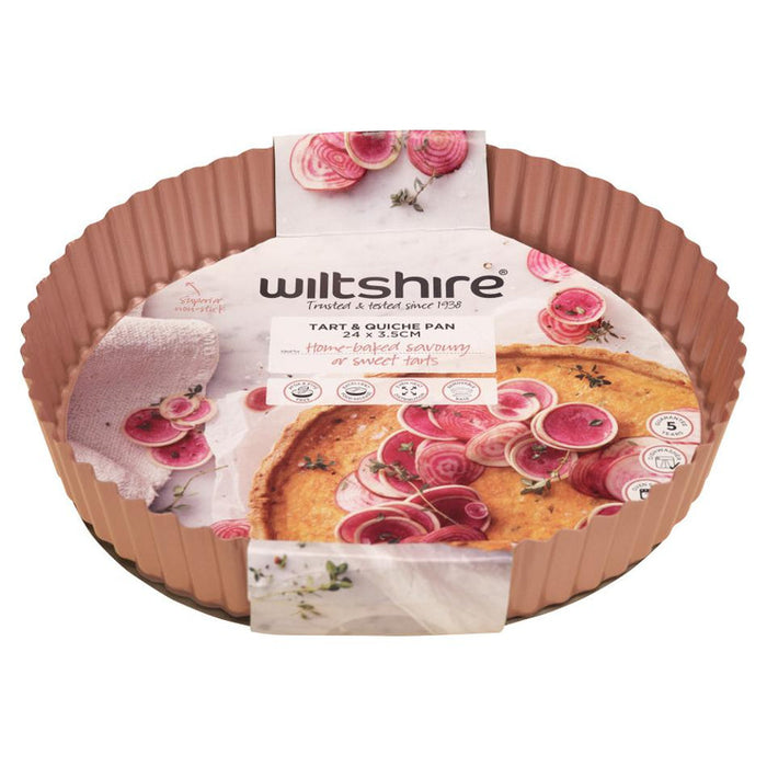 Wiltshire Rose Gold Quiche & Tart Pan