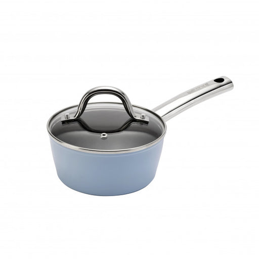 Wiltshire Easycook Blue Saucepan 18cm with glass lid