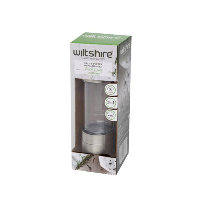 Wiltshire Dual Grinder Stainless Steel 19cm