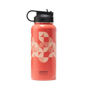 Wiltshire Stainless Steel Bottle Flamingo 900ml