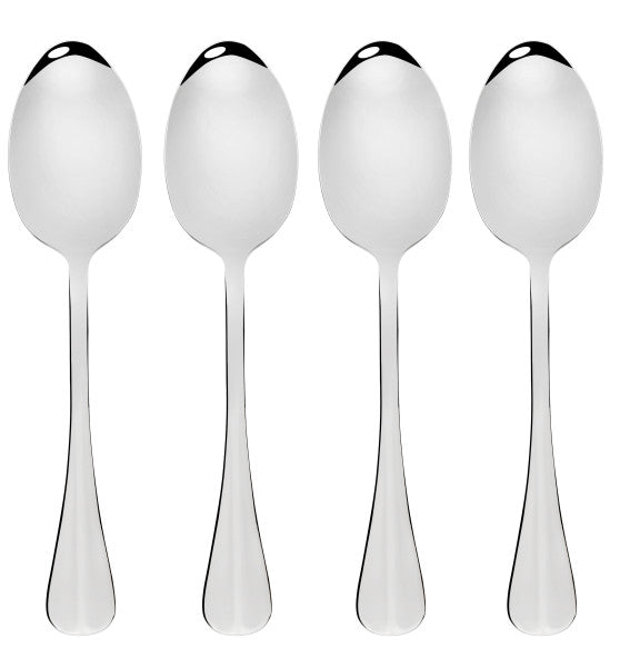 Wiltshire Baguette Dessert Spoon 4Piece Stainless Steel