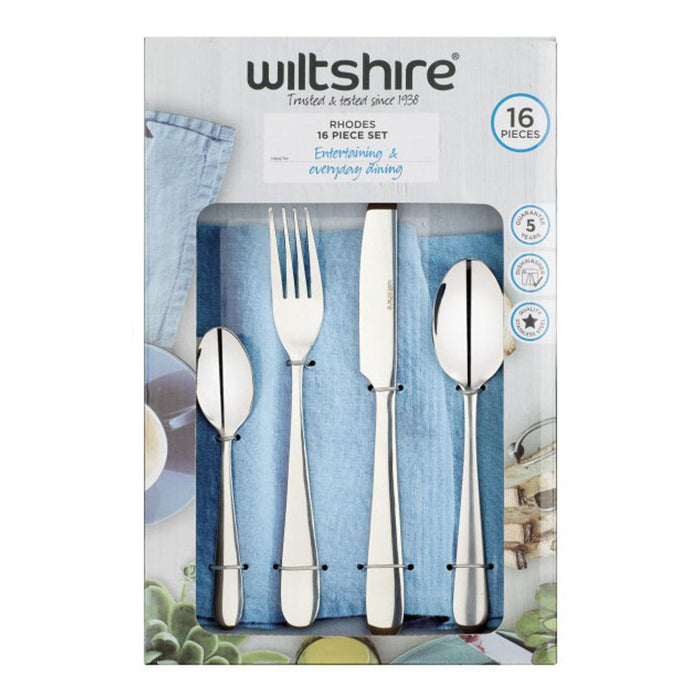 Wiltshire Rhodes Cutlery Set 16Piece