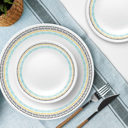 Corelle Paloma 12pc Dinnerware Plate Bowl Set