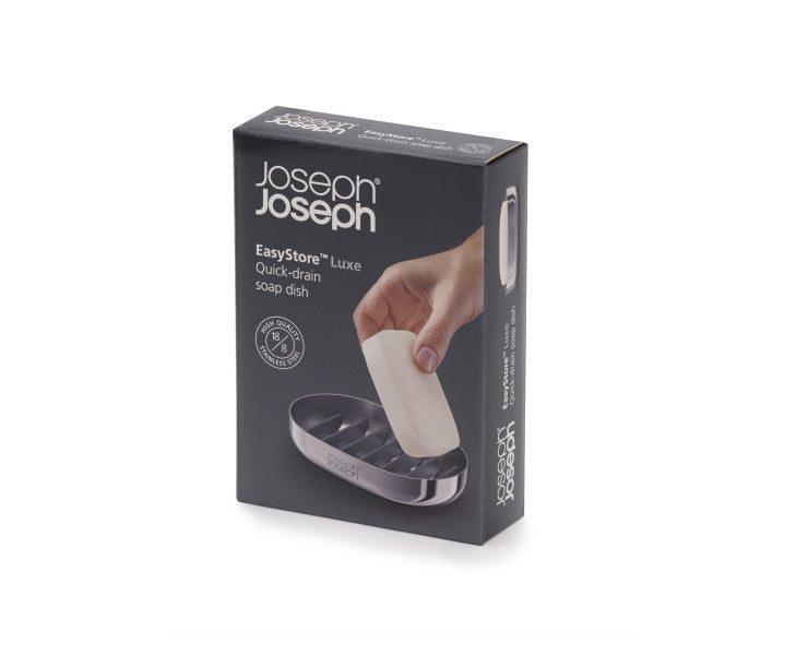 Joseph Joseph EasyStore Luxe Soap Dish - Stainless Steel