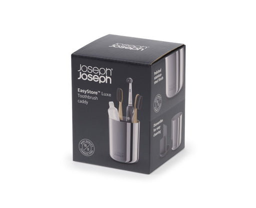 Joseph Joseph EasyStore Luxe Toothbrush Caddy - Stainless Steel