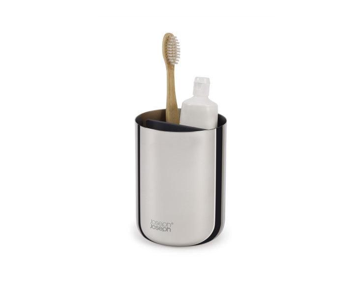 Joseph Joseph EasyStore Luxe Toothbrush Caddy - Stainless Steel