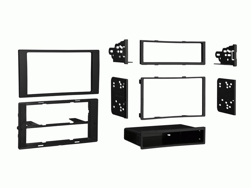 fitting kit ford mondeo transit kuga 2005 - 2012 din & double din (black)