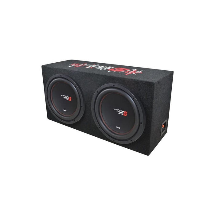 Cerwin Vega XED 12" Subwoofer AND ENCLOSURE WITH AMPLIFIER BASSKIT PACKAGE BKX7212S2