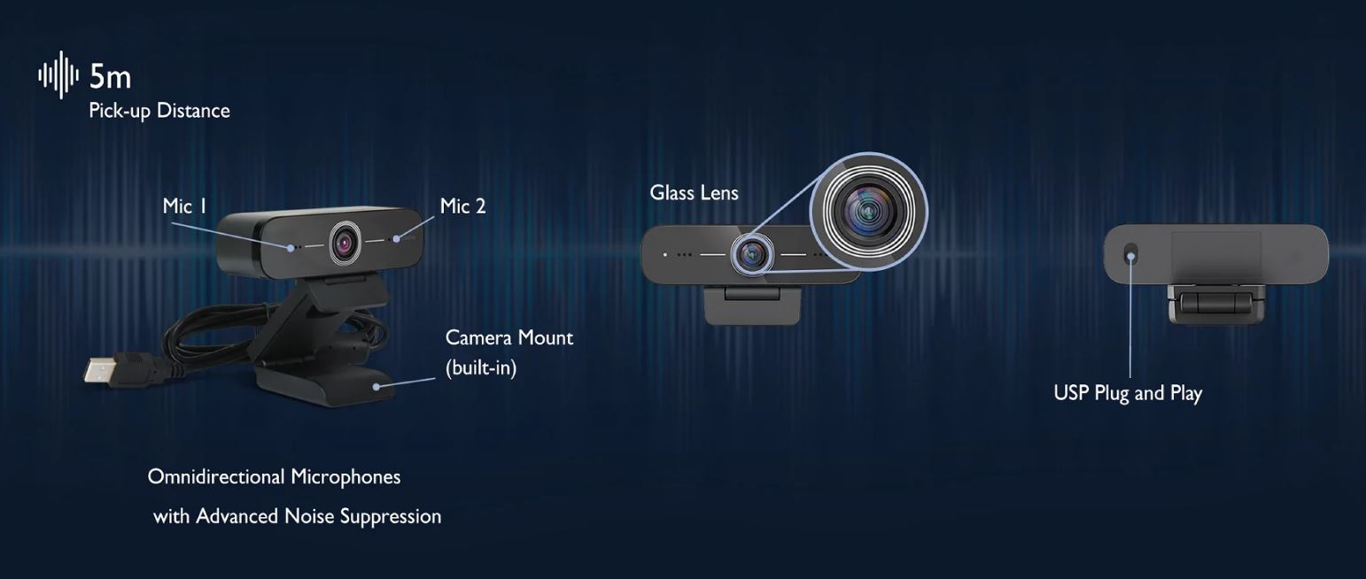 BenQ Compact Full HD Webcam Web Cam