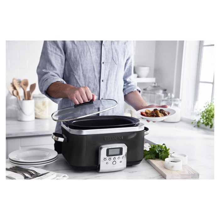 GreenPan Green Pan Slow Cooker 6L  - Black