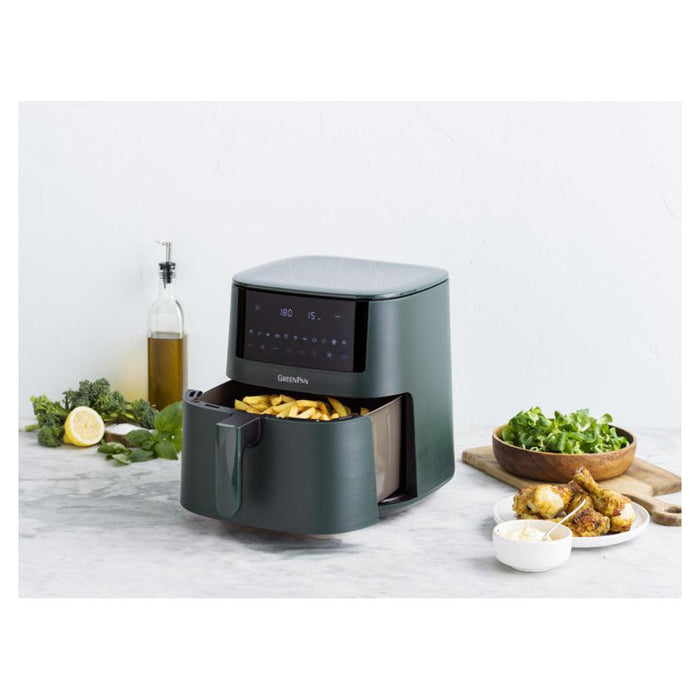 GreenPan Green Pan Bistro Airfryer 1 basket 7.2L- Pine Green