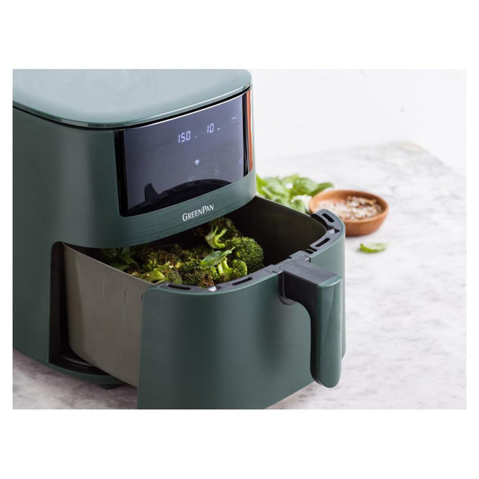 GreenPan Green Pan Bistro Airfryer 1 basket 7.2L- Pine Green