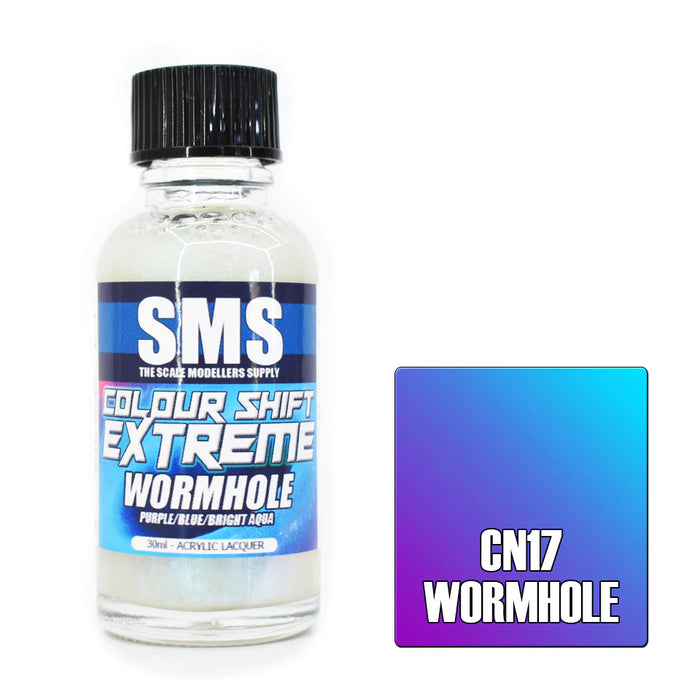 Airbrush Paint 30Ml Colour Shift Extreme Wormhole Acrylic Lacquer Scale Modeller