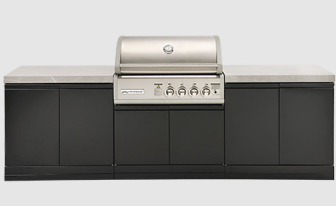 CROSSRAY 4 Burner Infrared Gas BBQ 4B-S Series Outdoor Kitchen