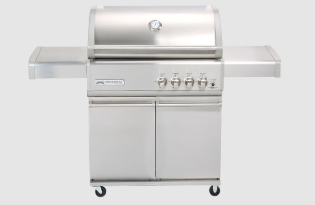 CROSSRAY 4 Burner Infrared Gas BBQ with Trolley