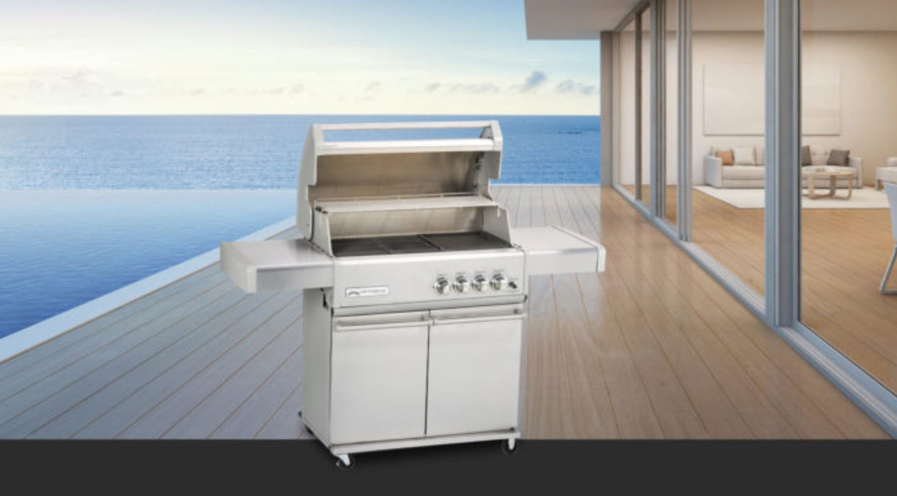 CROSSRAY 4 Burner Infrared Gas BBQ with Trolley