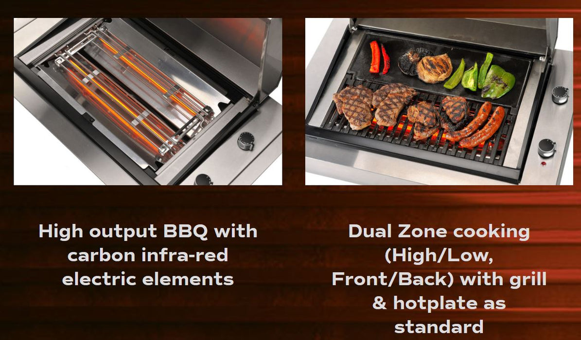 CROSSRAY Electric BBQ High Lid with Trolley