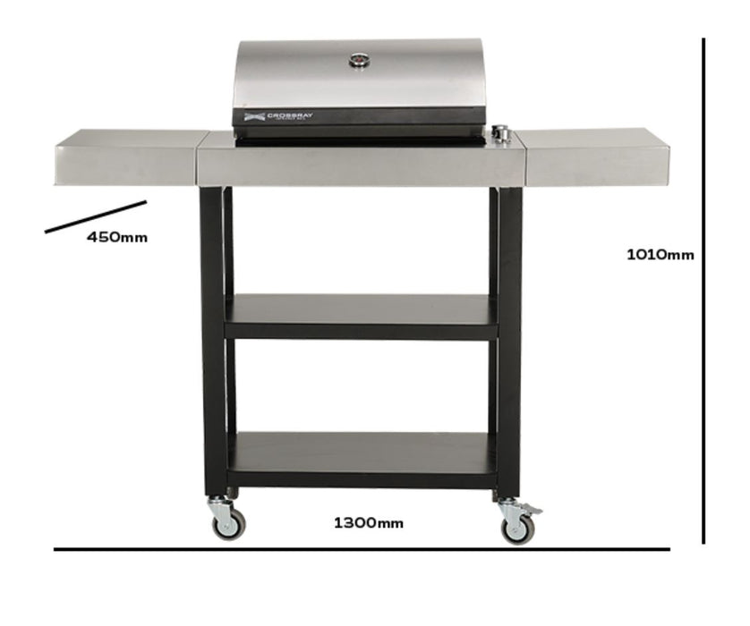 CROSSRAY Electric BBQ High Lid with Trolley