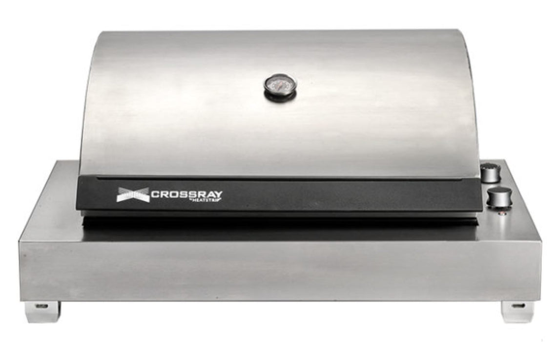 CROSSRAY Portable Electric BBQ high lid