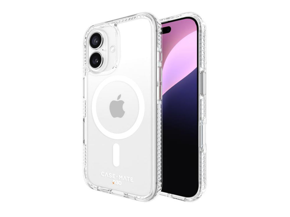 Case-Mate Apple iPhone 16 Tough D3O Case - Clear