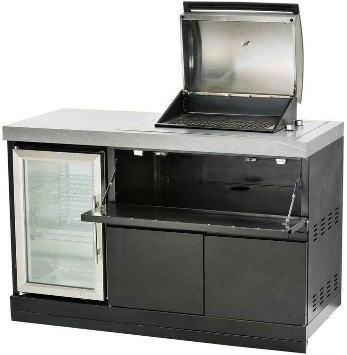 Crossray Mini Outdoor Kitchen with Electric BBQ and Fridge TCE15F-MK1