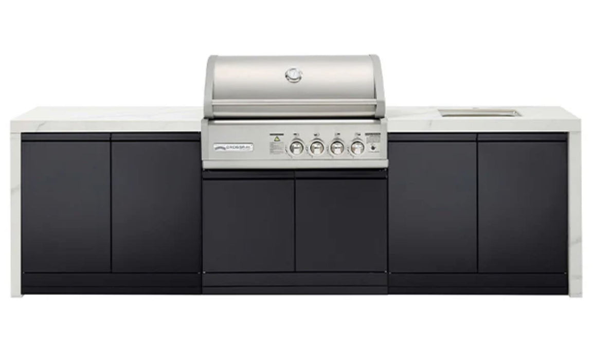 Crossray TC4KP-12 BBQ & Cabinet with Sink Premium 4B Outdoor Kitchen