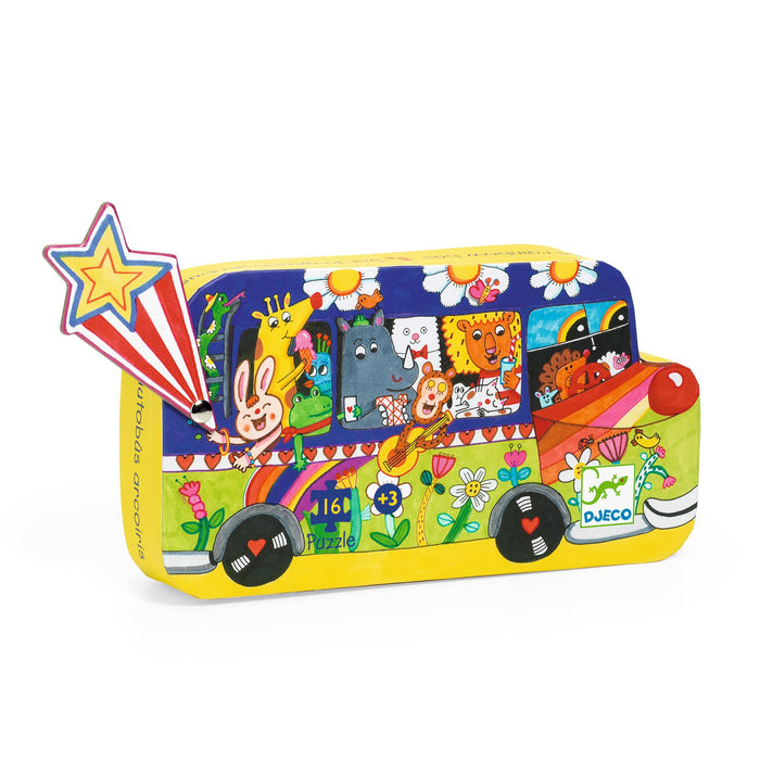 The Rainbow Bus 16pc puzzle