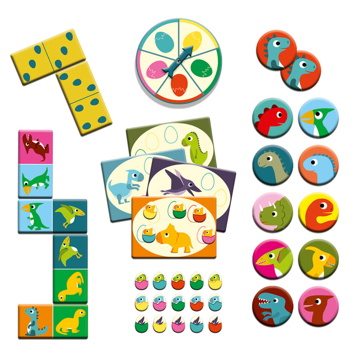 Memo, Loto, Domino educational games: bingo, dominoes and a memory