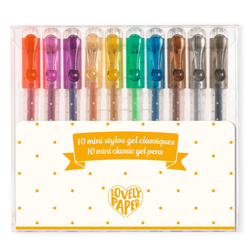 10 mini gel pens classic