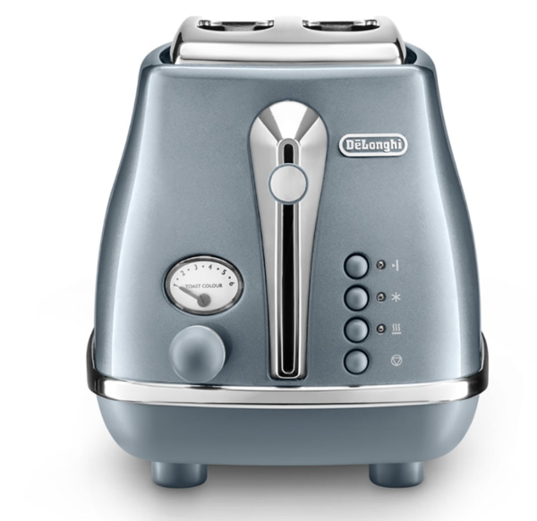 Delonghi Icona Metallics Toaster - Azure Blue