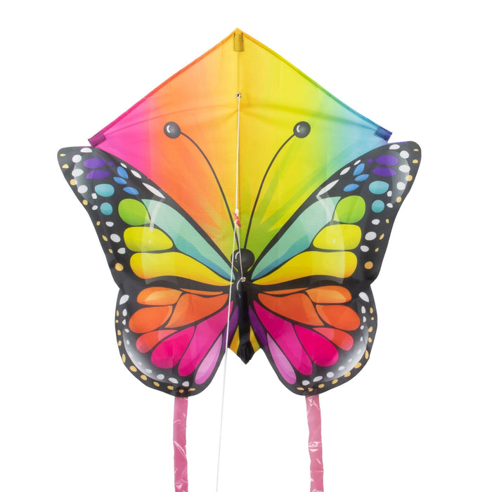 KITE'S READY 2 FLY - POP UP NYLON DIAMOND - BUTTERFLY - PATENTED POPUP SYSTEM-KI