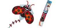 KITE'S READY 2 FLY - POP UP DIAMOND - LADY BUG - PATENTED POPUP SYSTEM-KITE TOTE