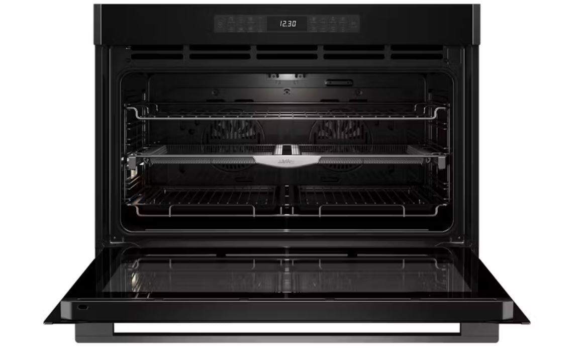 Euromaid 900mm 16-Function Built-in Oven with Air Fry - Dark Stainless