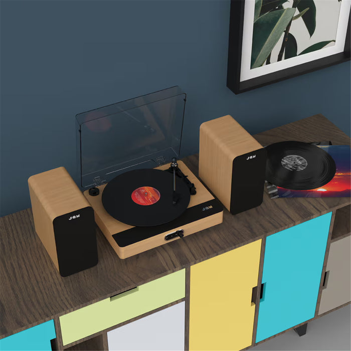 Jam Sound Stream+ Wooden Turntable